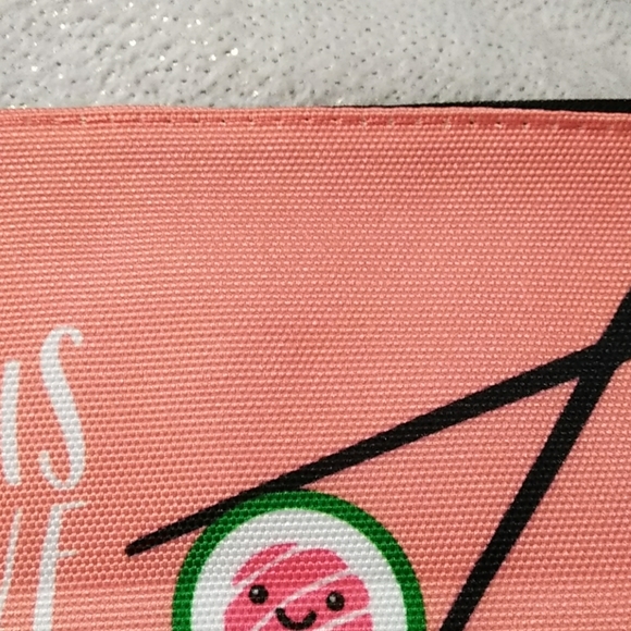 👝BOGO NEW CUTE SAYINGS CLOTH COSMETIC BAGS - Picture 7 of 8